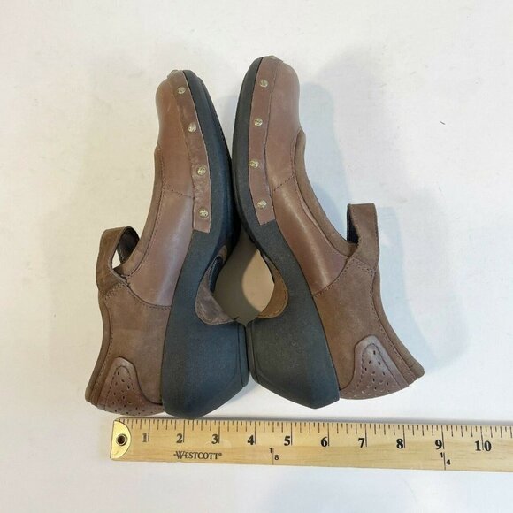 Merrell Luxe MJ Studded Buckle Mary Janes Shoes Size 6.5 Coffee Brown Women's - Picture 6 of 12